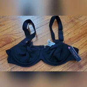 Victoria's Secret Essential Wicked Black Bikini Top Size 34A